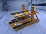 1:64 Diorama Garage Car Parking Stand - Yellow