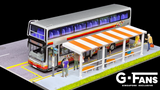 1:64 G Fans Singapore Bus Stop Diorama - Singapore Exclusive