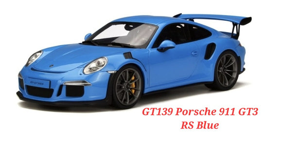 1:18 GT Spirit Porsche 911 GT3 RS Blue - GT139