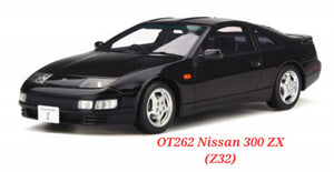 1:18 Otto Mobile Nissan 300 ZX (Z32) Black - OT262