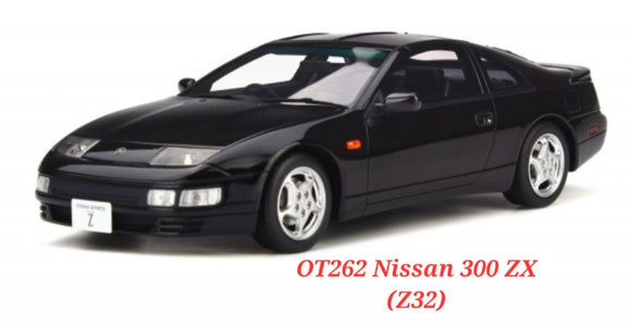 1:18 Otto Mobile Nissan 300 ZX (Z32) Black - OT262