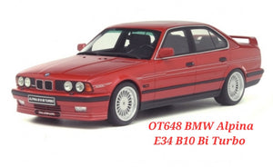 1:18 Otto Mobile BMW Alpina E34 B10 Bi Turbo Red - OT648