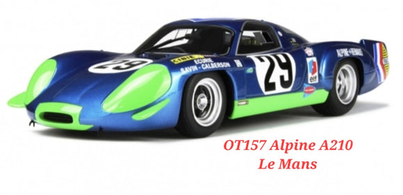 1:18 Otto Mobile Alpine A210 Le Mans - OT157