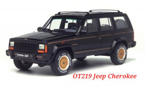 1:18 Otto Mobile Jeep Cherokee Black - OT219