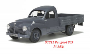 1:18 Otto Mobile Peugeot 203 PickUp Grey - OT211