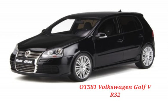 1:18 Otto Mobile Volkswagen Golf V R32 Black - OT581