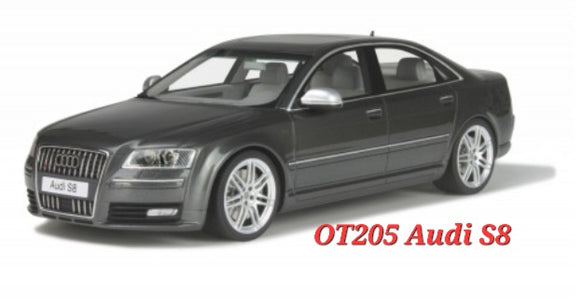 1:18 Otto Mobile Audi S8 Grey - OT205