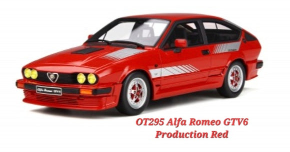 1:18 Otto Mobile Alfa Romeo GTV6 Production Red - OT295