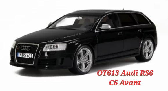 1:18 Otto Mobile Audi RS6 C6 Avant Phantom Black - OT613