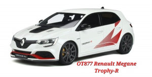 1:18 Otto Mobile Renault Megane Trophy-R White - OT877