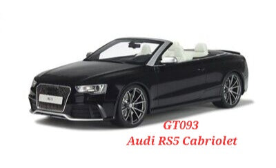 1:18 GT Spirit Audi RS5 Cabriolet - Black GT093