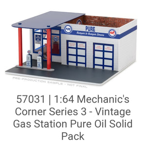 1:64 Greenlight Mechanic's Corner Series 3 - Vintage Gas Station Standard Oil