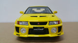 1:18 Tarmac Works Mitsubishi Lancer Evo V GSR 1998 - Yellow