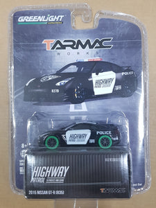 1:64 ☆Chase☆ Tarmac Works Nissan GTR R35 Highway Police