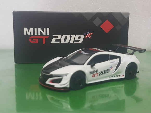 1:64 Mini GT Acura NSX GT3 - 2019 Mini GT Gift Car - MGT27