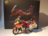 1:18 Tiny BMW R1200RT-P Fire Motorcycle