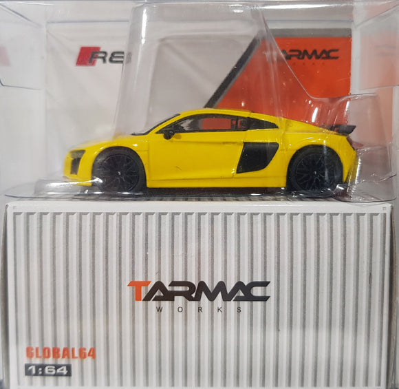 1:64 Tarmac Works Audi R8 V10 Plus - Vegas Yellow