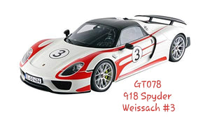 1:12 GT Spirit 918 Spyder Weissach #3 GT078
