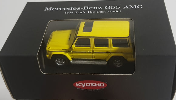 1:64 Kyosho Mercedes Benz G55 AMG - Yellow