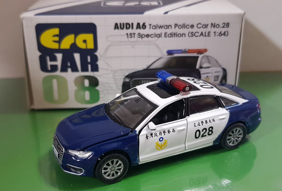1:64 Era Car Audi A6 - Taiwan Police Car #28