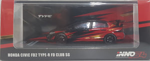 1:64 Inno64 Honda Civic FD2 Type R (FD Club SG) - NO Wordings