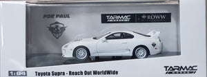 1:64 Tarmac Works Toyota Supra - For Paul - ROWW Reach Out Worldwide