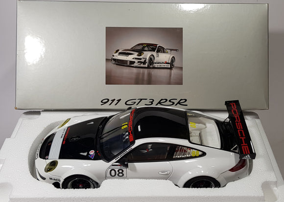 1:18 Autoart Porsche 911 GT3 RSR #8 (Dealer Box) - After Market
