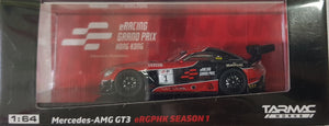 1:64 Tarmac Works Mercedes AMG GT3 eRacing Grand Prix HK Season 1