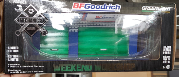 1:64 ☆Chase☆ Greenlight Mechanic's Corner Series 4 - Weekend Workshop BF Goodrich