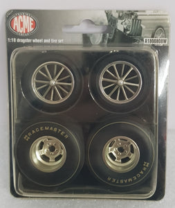 1:18 ACME Dragster Wheel and Tire set