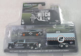 1:64 Greenlight Ford F350 Dually & Ford Shelby GT350R Gulf Oil w enclosed Car Hauler