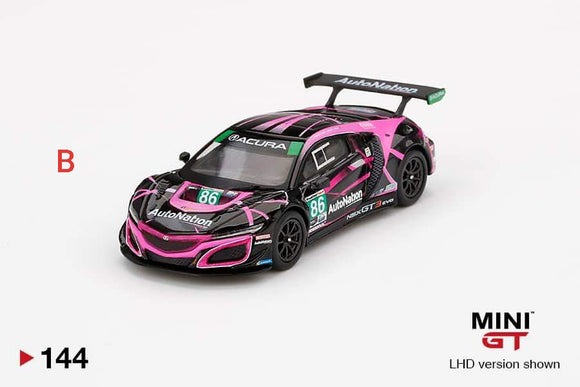 1:64 Mini GT Acura NSX GT3 Evo #86 2019 IMSA Watkins Glen Class Winner - MGT144