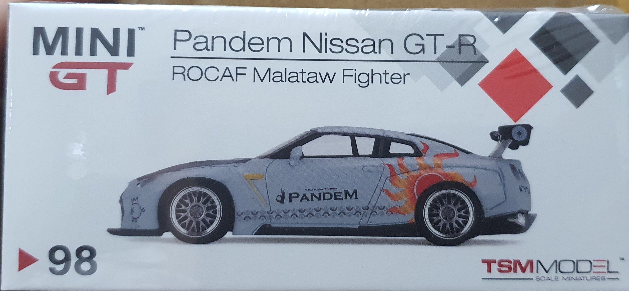 か*ー様 MINI GT No.99 GT-R malataw fighter MINI GT 98 Pandem Nissan GT-R (R35) GT Wing ROCAF Malataw