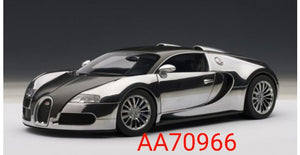 1:18 Autoart Bugatti Veyron 16.4 Pur Sang Black/ Aluminium Casting
