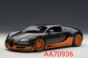 1:18 Autoart Bugatti Veyron 16.4 Super Sport Black/ Orange Skirt