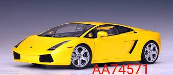 1:18 Autoart Lamborghini Gallardo Metallic Yellow