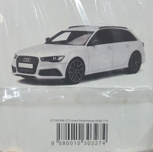 1:18 GT Spirit Audi RS6 (C7) Avant Performance White - GT159