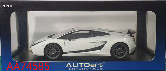 1:18 Autoart Lamborghini Gallardo Superleggera White