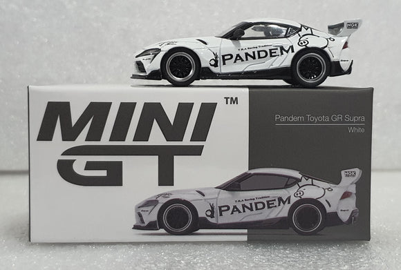 1:64 Mini GT Pandem Toyota GR Supra V1.0 White - MGT180