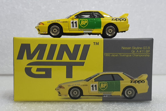1:64 Mini GT Nissan Skyline GTR R32 Gr A #11 BP 1993 Japan Touring Car Championship - MGT178