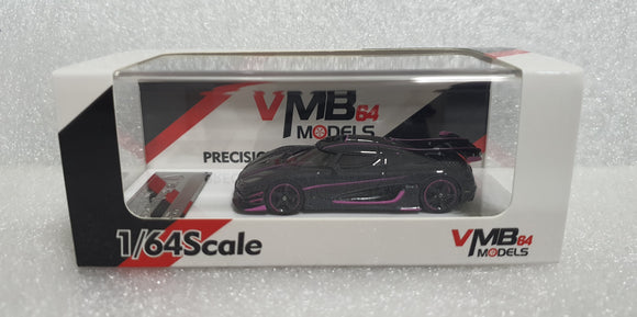1:64 VMB64 Koenigsegg one:1 Carbon Pink