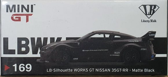 1:64 Mini GT LB Silhouette Works GT Nissan 35GT-RR MatteBlack - MGT169