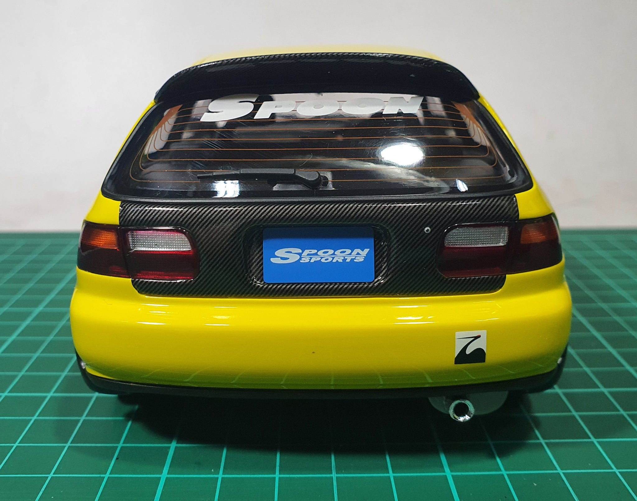 1:18 Otto Honda Civic EG6 Spoon Yellow RT17 – toyznetwork