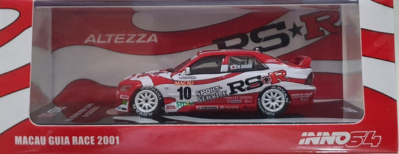 1:64 Inno64 Toyota Altezza #10 Team RS'R Macau Guia Race 2001