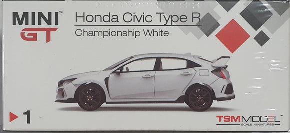 1:64 Mini GT Honda Civic Type R Championship White - MGT1