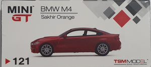 1:64 Mini GT BMW M4 Sakhir Orange - MGT121
