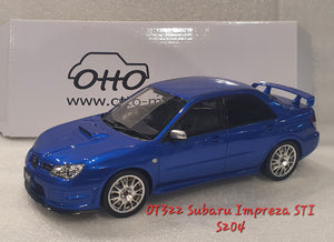 1:18 Otto Mobile Subaru Impreza STI S204 - OT322
