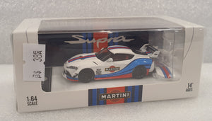 1:64 TimeMicro LB Toyota Supra Martini w Roof Box & Figurine