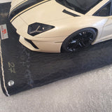1:18 MR Lamborghini Aventador Pearl White - After Market