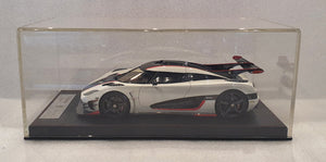1:18 Frontiart Koenigsegg One:1 - Pebble White - After Market